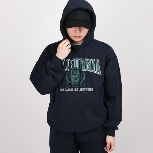 파파브로 모로엠 남성 캐주얼 레이어드 후드티 5C-TSA-Q067-네이비