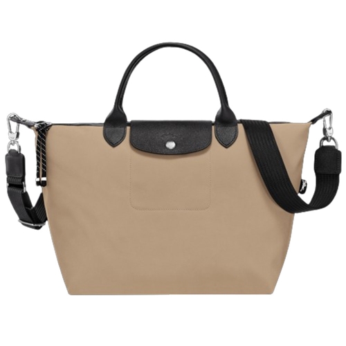 롱샴 르 플리아쥬 에너지 핸드백 L 베이지 그레이 L1515HSR299