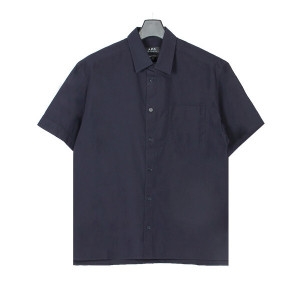 아페쎄 네즈 남성 ROSS 반소매 셔츠 COGWI H12541 IAK DARK NAVY 095n