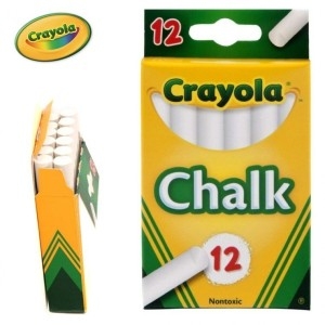 크레욜라  흰색분필 12개입