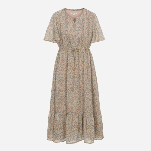 써스데이아일랜드 여성 플라워 패턴 쉬폰 원피스 T244MOP262W