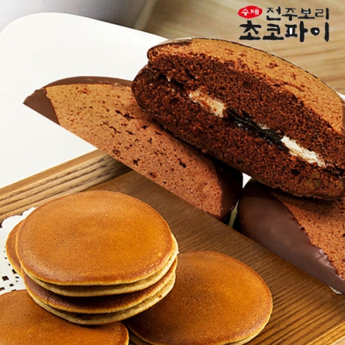 하나식품  수제 전주 보리 초코파이 90g