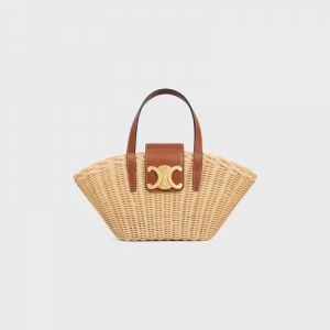 셀린느 국내 틴 커핀 위커내추럴 카프스킨 내추럴/탠 116572FWE.02NT