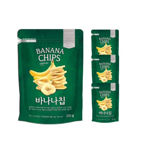 리치팜너트 바나나칩 230g