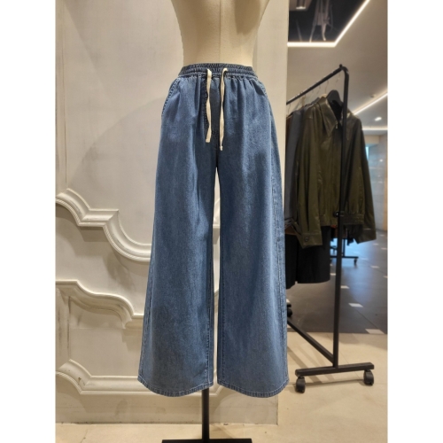 앤클라인 데님 E밴드 일자통바지 AX6G2PT8770