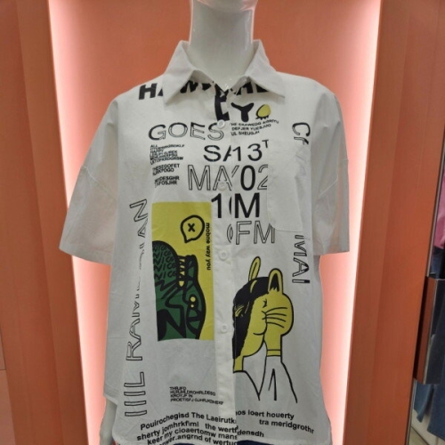 SOOS 라이브쇼핑 DP01고양이셔츠S242BSH5Z2 트렌디한 쇼핑리더