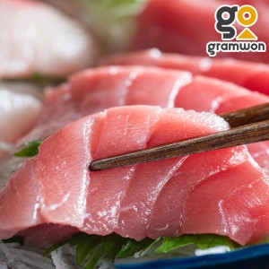 그램원  냉동참치 참치 회 눈다랑어 배도로 1kg