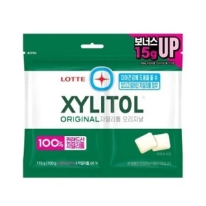 롯데제과  자일리톨 오리지날 트윈리필 115g
