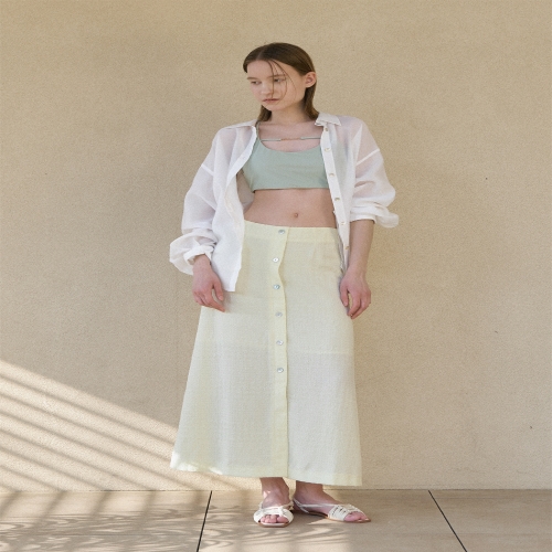 나인 Atelier Nain SK-4945 KORI H-LINE LONG SKIRT