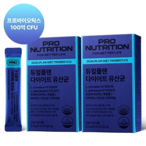 서흥 프로뉴트리션 듀얼플랜 다이어트 유산균 2.5g 14포