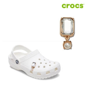 크록스 반짝이는 진주 지비츠_10013393
