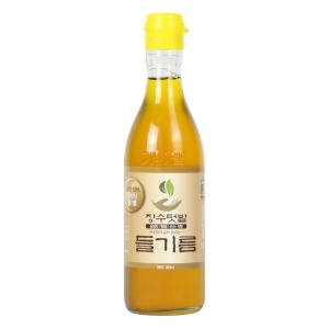 장수텃밭 중국산 들기름 350ml