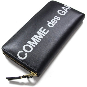 꼼데가르송 CDG002 남성용 장지갑 블랙 지퍼 블랙이에요. 프리 사이즈