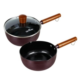 퀸센스  인덕션 IH 참편한 냄비 가벼운 세라믹 스텐 라면 편수 18cm/20cm/22cm/24cm