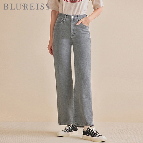 블루레이스 77까지캐쥬얼세미와이드코튼팬츠_BI3F1PT7110