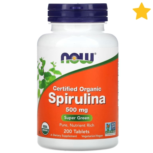 나우푸드 유기농 스피루리나 500mg 200캡슐