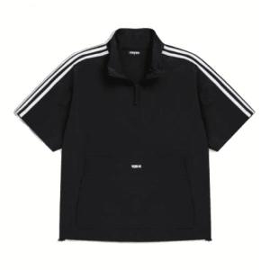  널디 NY 반팔 티셔츠 아노락 블랙 560425
