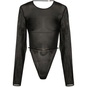 생로랑 오픈 백 크레이프 바디수트 791344Y37TE T 78937900