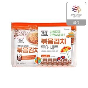 대상 종가 볶음김치 투어세트 80g
