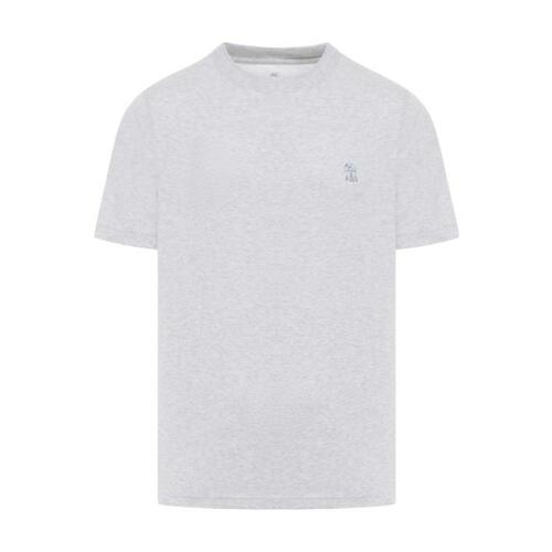  브루넬로쿠치넬리 반팔 티셔츠 M0B138440CE139 OFF WHITE GREY White