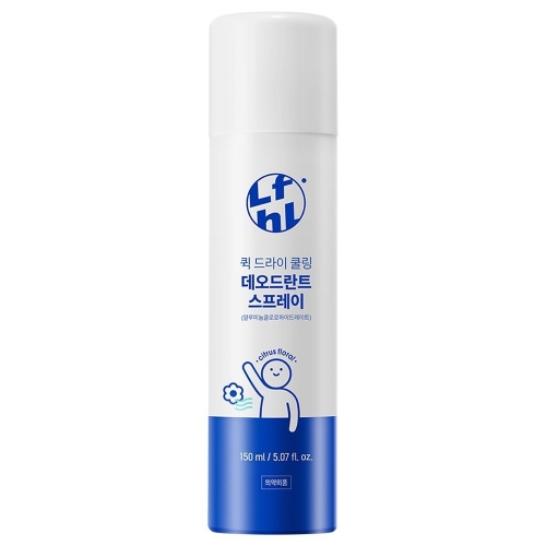 라이프홀릭 퀵드라이 쿨링 데오드란트 스프레이 150ml