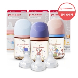 더블하트 모유실감 3세대 PPSU 디어프렌즈 160ml