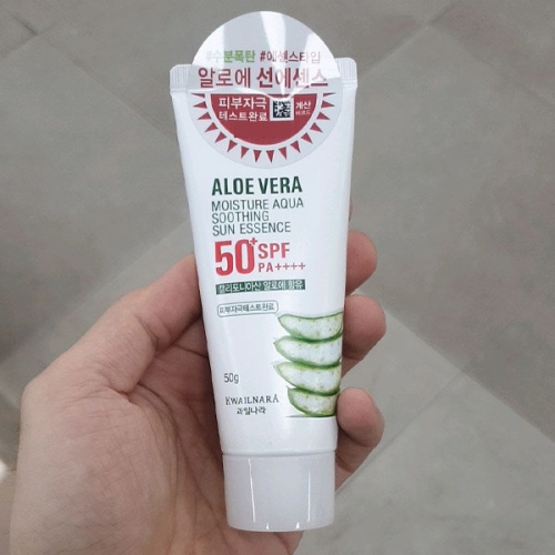과일나라 알로에베라 모이스처 아쿠아 수딩 선 에센스 50g