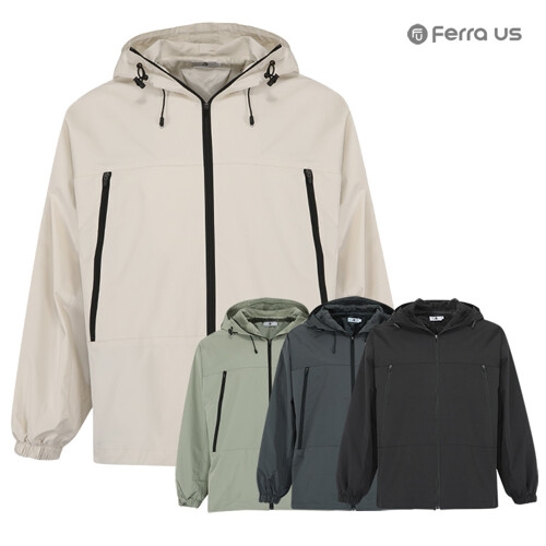 페라어스 남성 심플포켓배색 후드 바람막이점퍼 COS4RR7024 MCOS4RR7018_블랙/L 선택완료