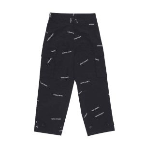 스티그마 국내판 VATOS EMBROIDERY WIDE PARACHUTE PANTS BLACK 435483