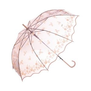 W.P.C 우양산 비닐 우산 레이스 스타일 엄브렐러 핑크 -112290