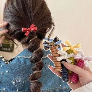 오너클랜 큐티리본 포니테일 헤어링 ELH-078