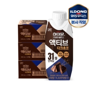 일동후디스 하이뮨 프로틴 밸런스 액티브 다크초코 330ml