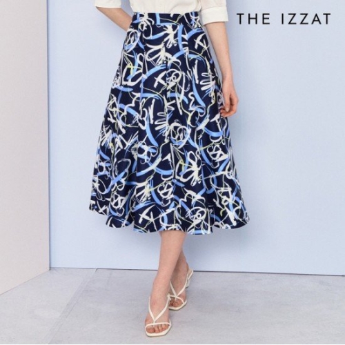 더아이잗 뉴욕 2024 여름최신상 워시드데님 롱스커트,IP5A0SK161