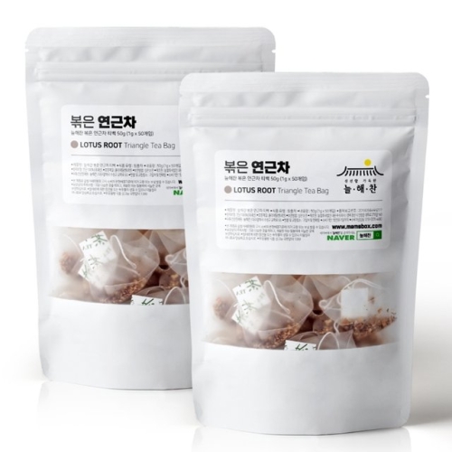 늘해찬  볶은 국산 연근차 50티백