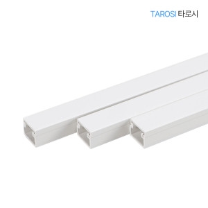 타로시  국산 전선몰딩 사각 몰드 1호 백색 쫄대 바닥 벽면 커버 케이블 전선 랜선 가리개 선정리 전선관