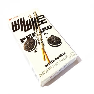 롯데제과  화이트쿠키 빼빼로 37g