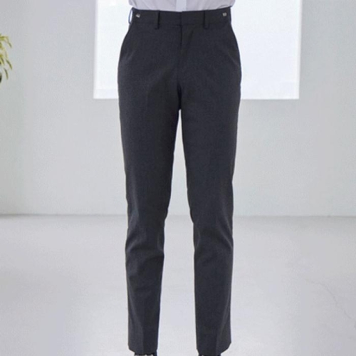 교복몰 XBI6M68K 스판 차콜 조절 교복바지 교복쇼핑몰