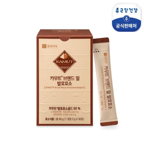 종근당건강 카무트 브랜드 밀 발효효소 30포
