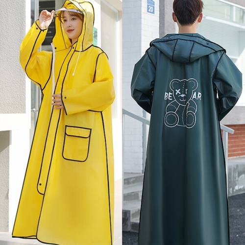 라몽드 몽드 장마에도예쁘게/테디베어배색라인레인코트 mde2300521