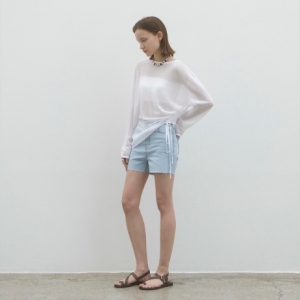 유이 데님 숏츠 팬츠 PT-5594