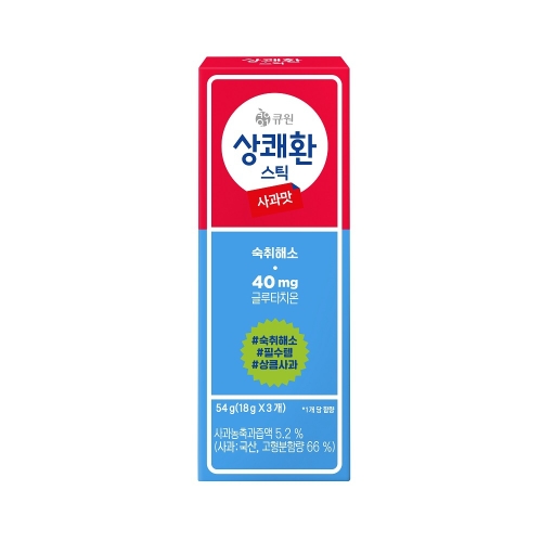 큐원 상쾌환 스틱형 레드 18g