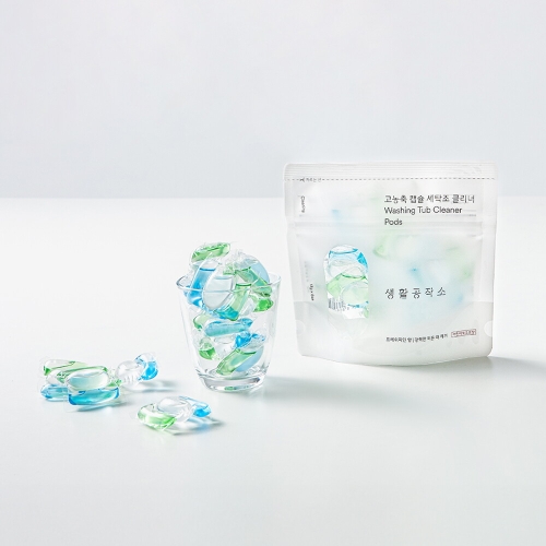생활공작소 고농축 캡슐 세탁조 클리너 8개입