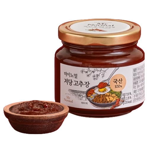 마이노멀컴퍼니 저당 태양초 고추장 230g [1개] - 에누리 가격비교