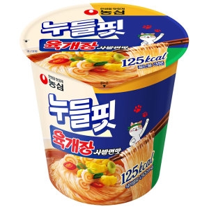 농심  누들핏 육개장 사발면맛 35.5g