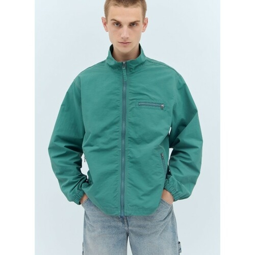 디스이즈네버댓 스크립트 바람막이 재킷 TN241WOWLS05 Green