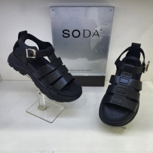 소다 FLD418 KS30 SODA 여성 샌들 통굽 캐주얼 글래드 패션 여성 샌들