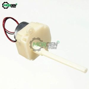퀵실버 DC 6V-12V 터보 웜 기어 박스 모터 장축 감속기 8-16RPM 감속 저속 음소거 마이크로