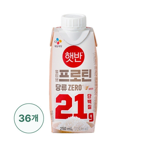 CJ제일제당 얼티브 프로틴 단백질 쌀밥맛 250ml