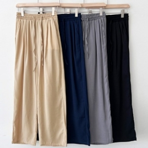 리빌모아 라이브쇼핑 남자 밴딩 핀턱 린넨 와이드 팬츠 바지 DJ PTS SGSSL101M 그레이 트렌디한 쇼핑리더