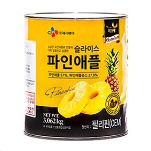 CJ프레시웨이 이츠웰 파인애플 슬라이스 3.062kg